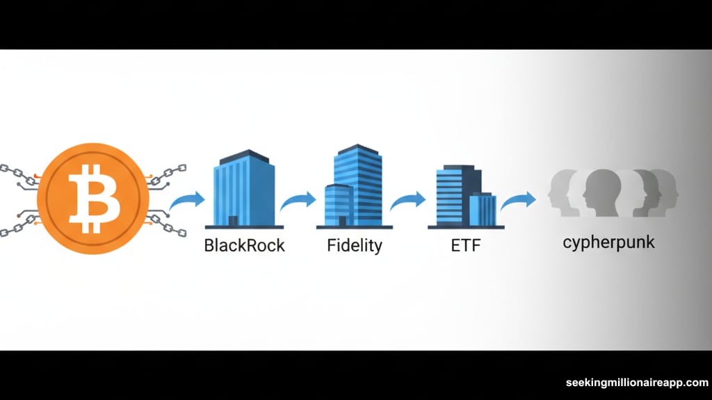 Bitcoin abandoned cypherpunk roots for institutional adoption and ETFs