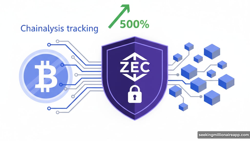 Zcash surged over 500 percent as privacy-focused alternative