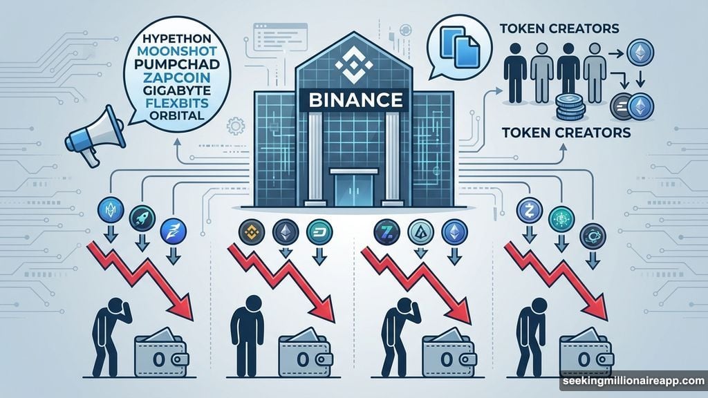 Token creators copying Binance messaging to trick traders into thinking endorsement
