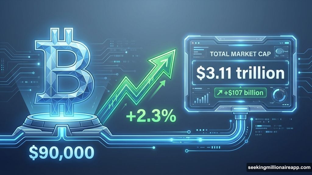 Bitcoin defense of ninety thousand dollars kept market from sliding further