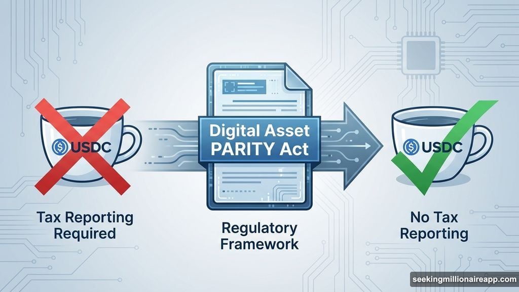 Stablecoin payments tax safe harbor under Digital Asset PARITY Act