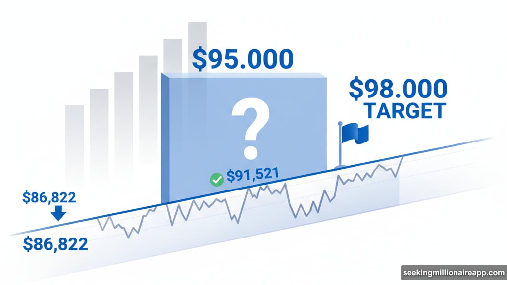 Bitcoin faces brutal test at $95,000 resistance level determining trend