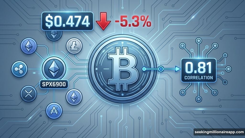 SPX6900 fell over 5.3% mirroring Bitcoin weakness correlation