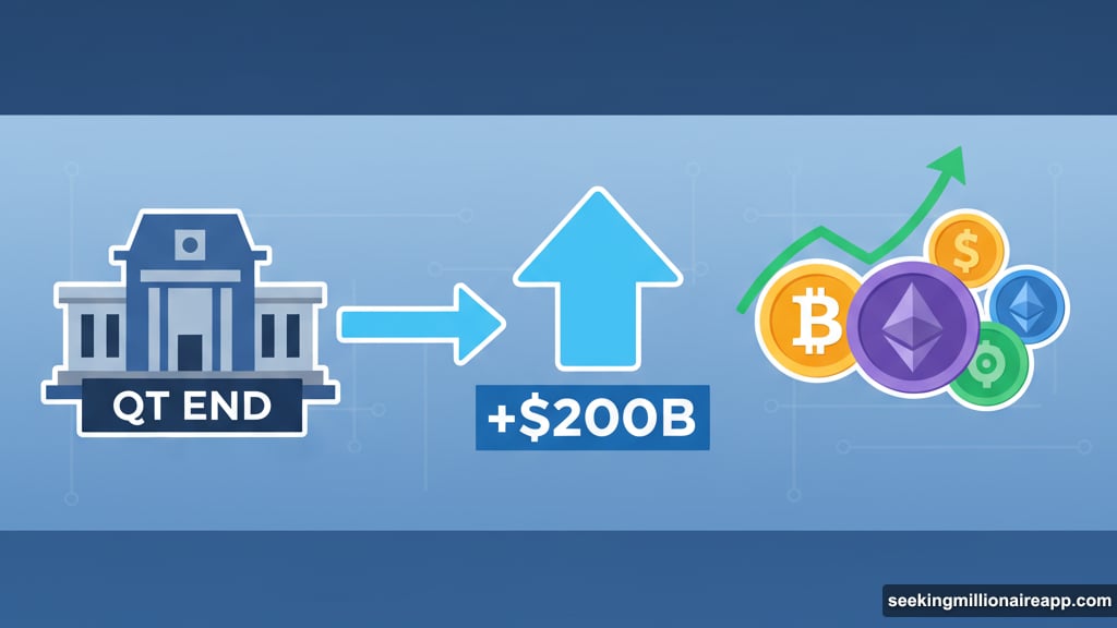Federal Reserve ended quantitative tightening triggering crypto market surge