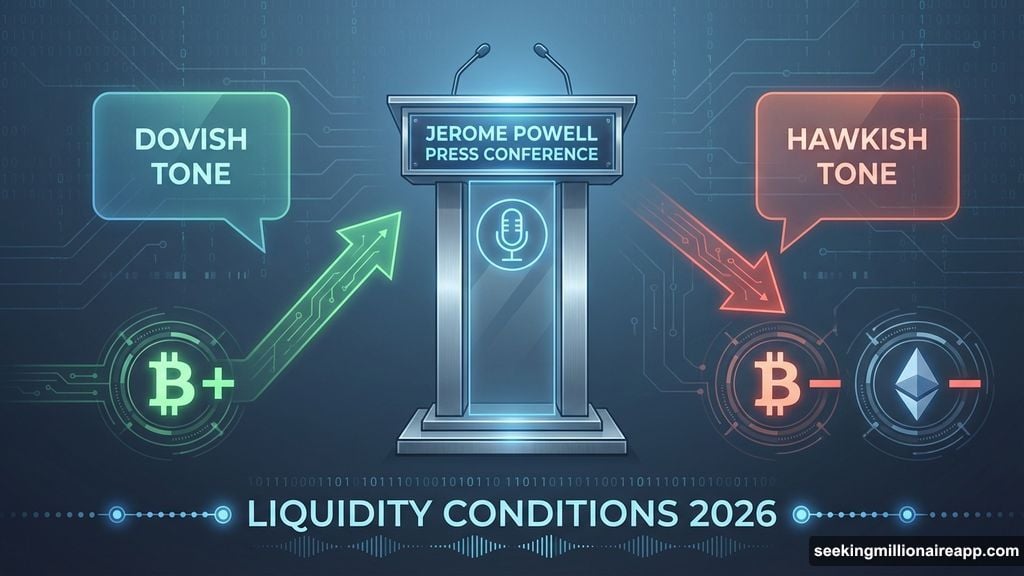 Powell's press conference tone determines Bitcoin and Ethereum market direction