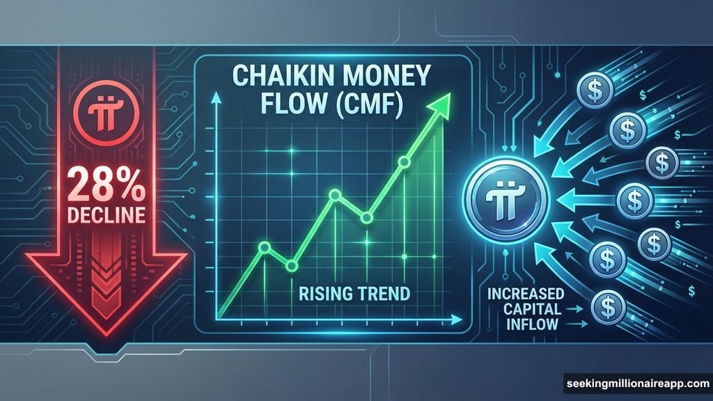 Capital flows back into Pi Coin despite three-week price decline