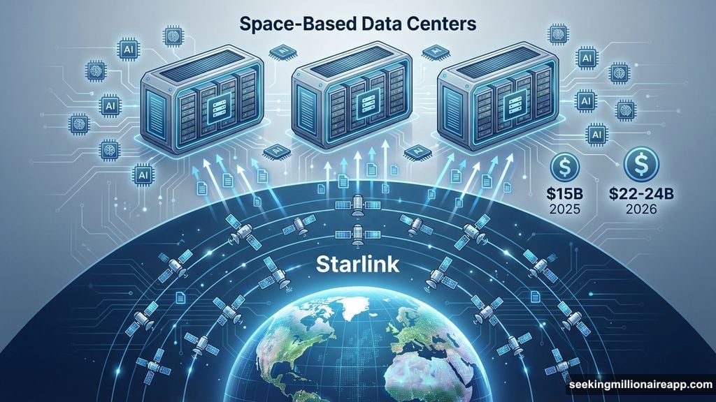 Starlink revenue funds space-based data centers and AI chip purchases