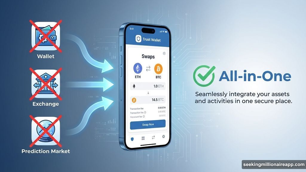 Trust Wallet integrates prediction markets directly into wallet interface