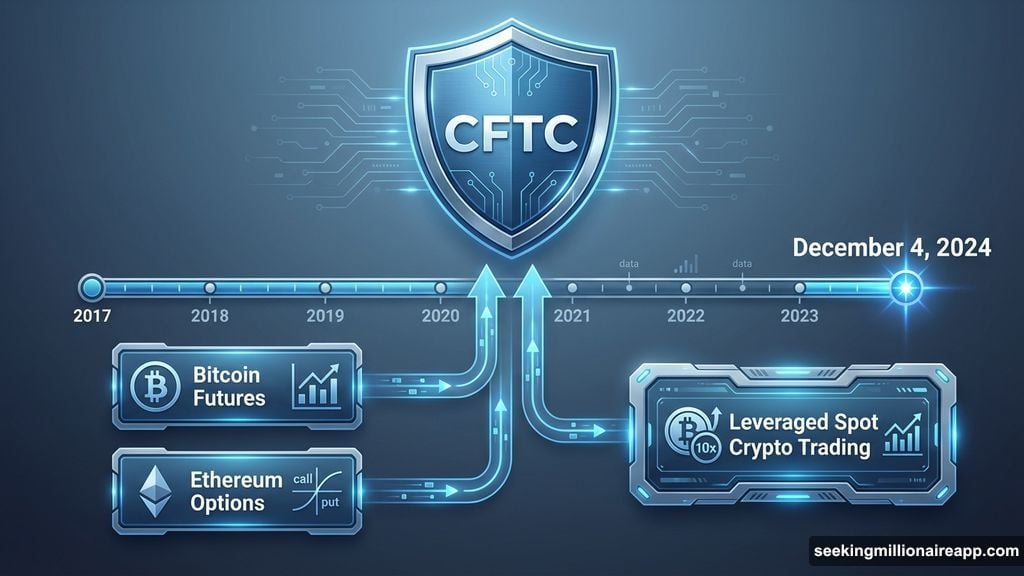 CFTC authorized spot crypto contracts on registered futures exchanges