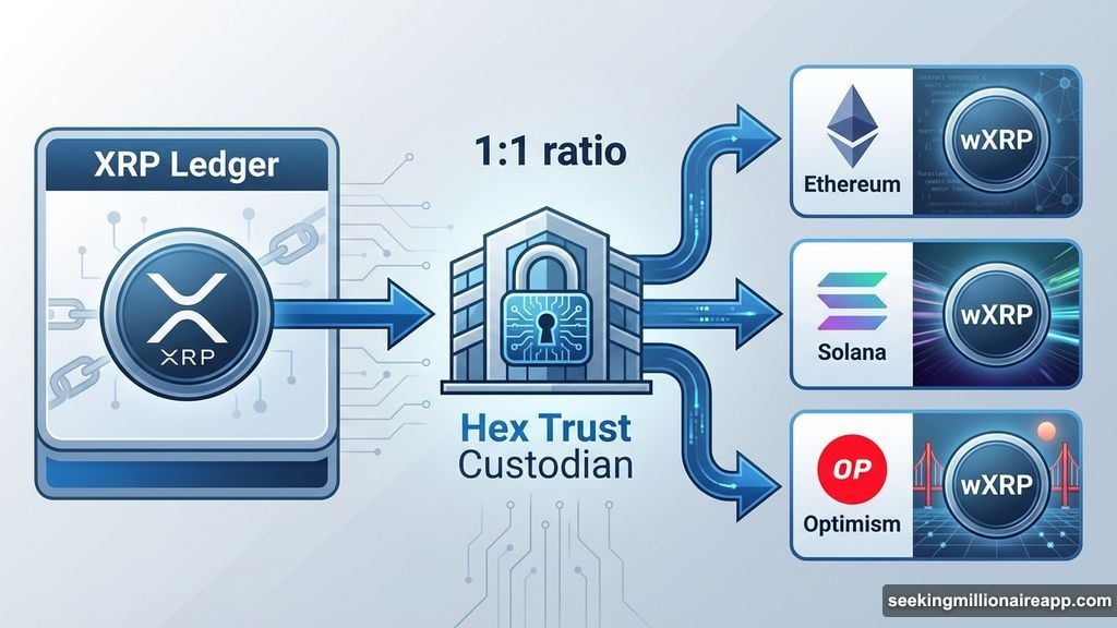 Wrapped XRP tokens work across Ethereum Solana and other networks