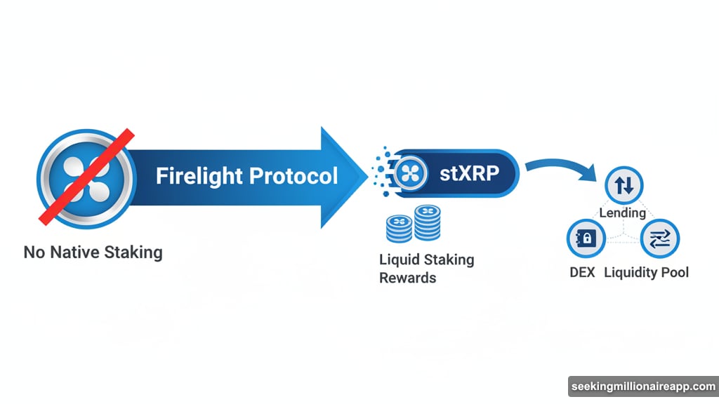 XRP converts to stXRP through Firelight Protocol for liquid staking