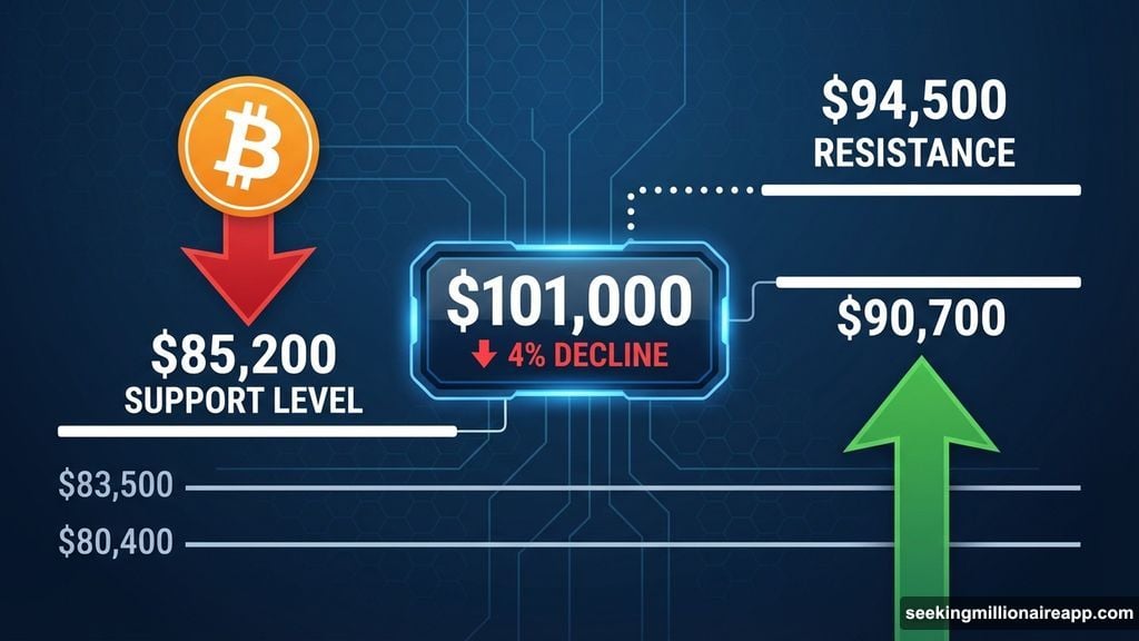 Bitcoin must hold $85,200 support to prevent deeper correction