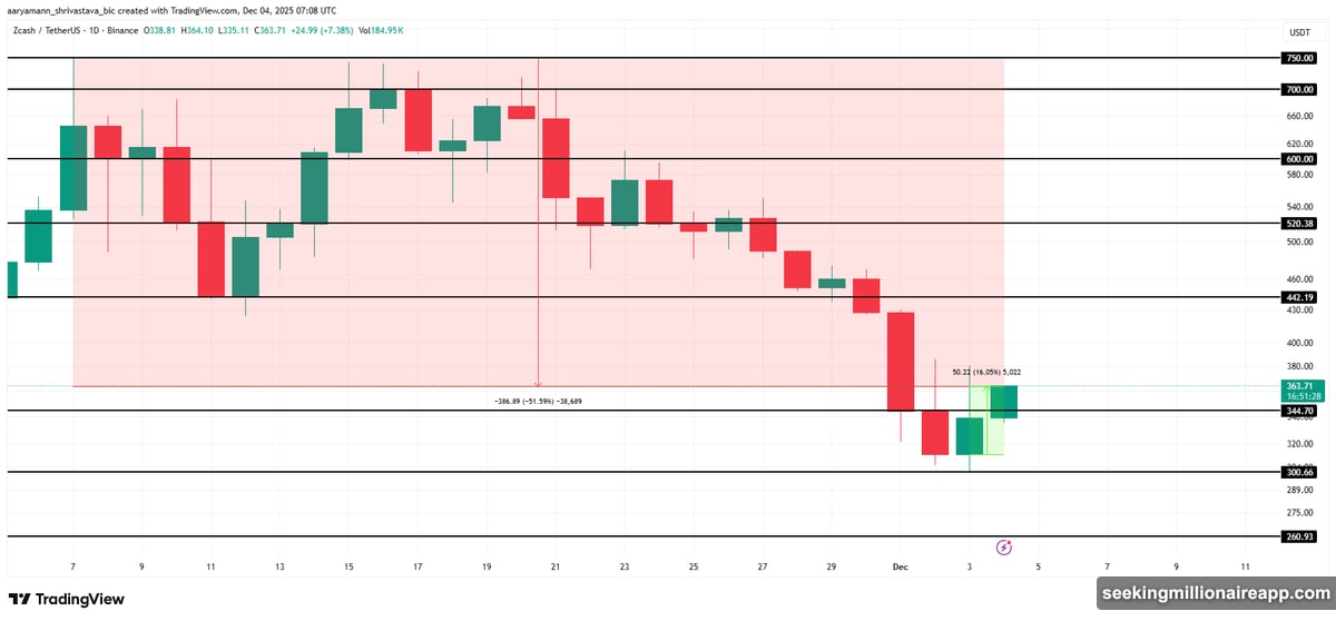 Technical indicators show bearish RSI and negative money flow