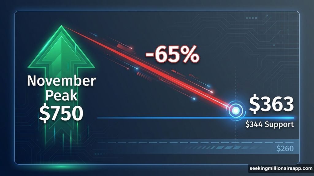 Zcash lost over half its value since November peak