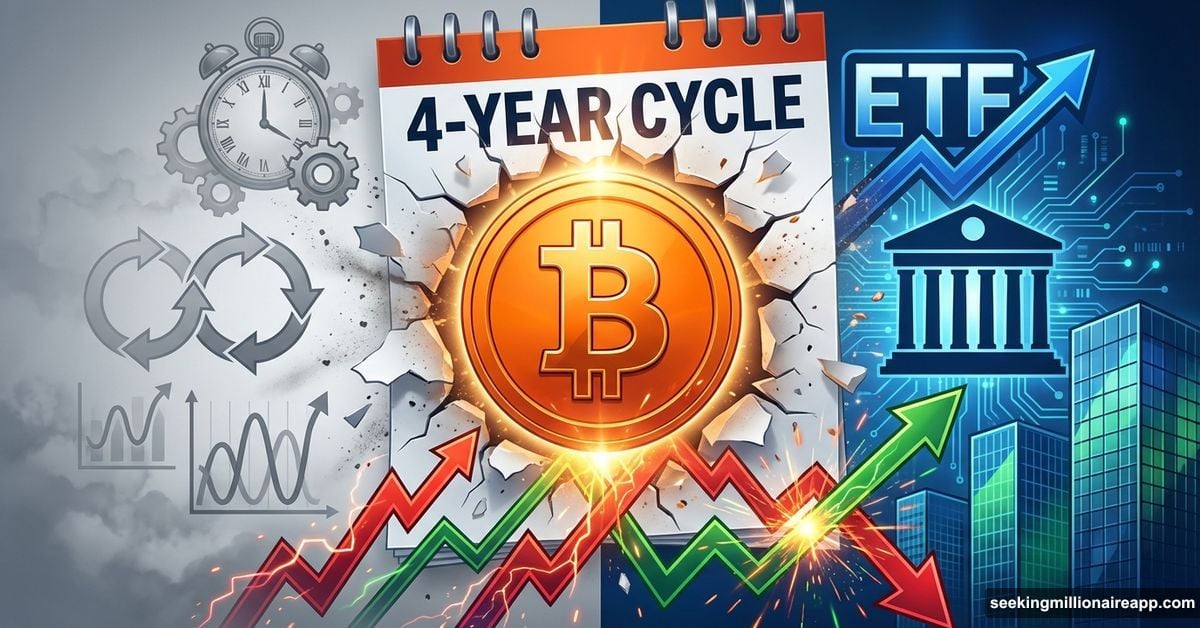 Bitcoin breaking through traditional four-year cycle with institutional finance factors
