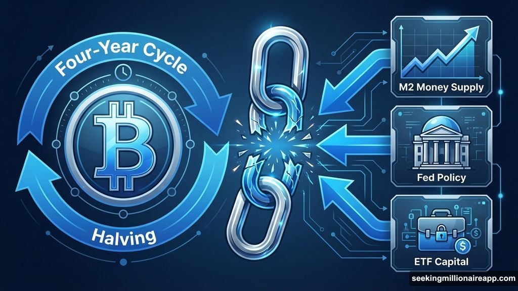 Bitcoin's four-year halving cycle broken by traditional macro factors