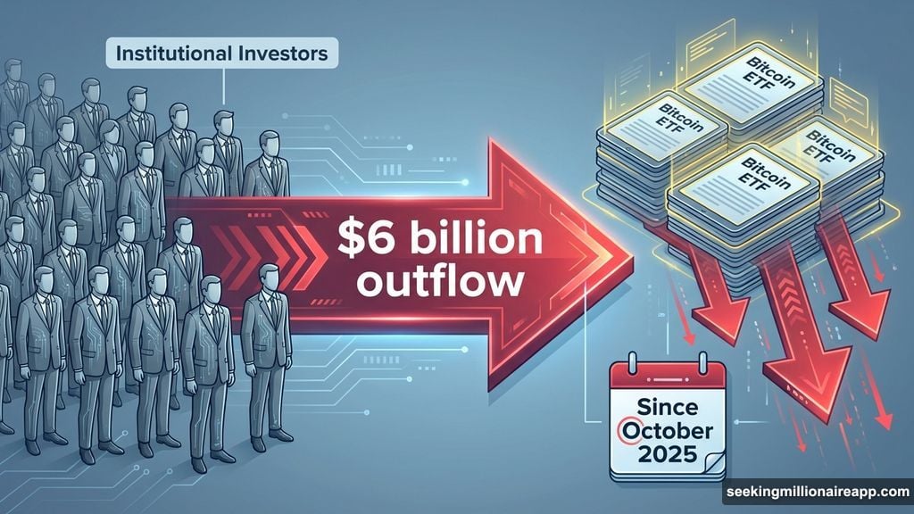 Institutional money exits as Bitcoin ETFs see massive outflows