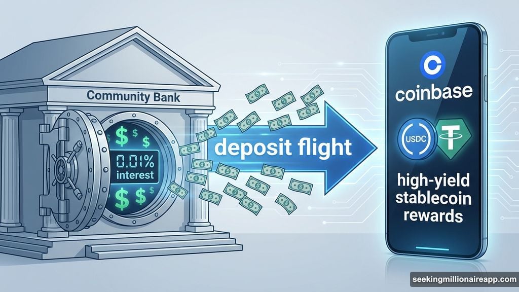 Customers abandon low-interest savings accounts for crypto platforms offering better returns