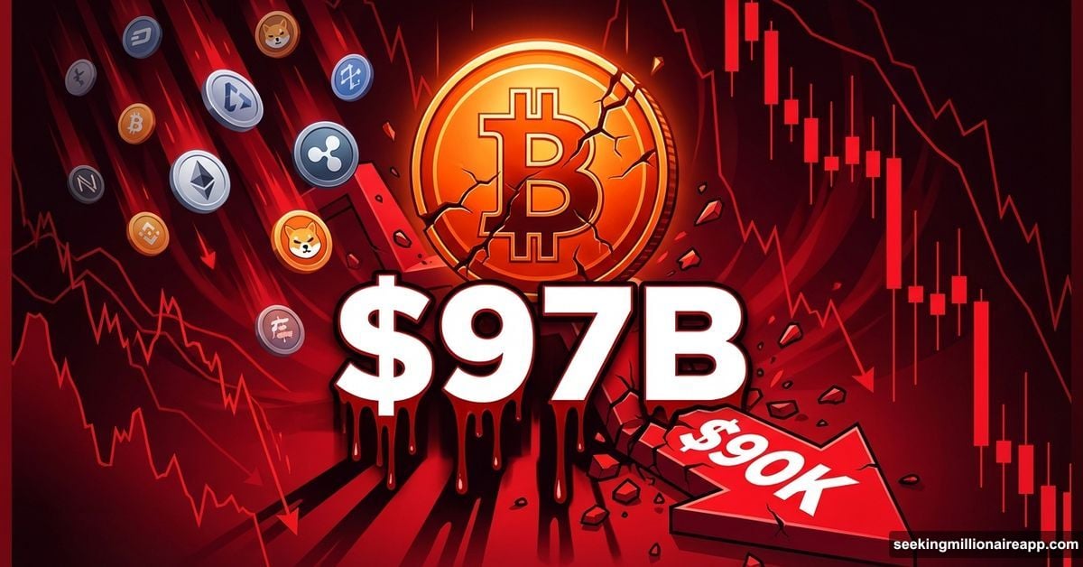 Bitcoin crashes through $90K floor as crypto market bleeds billions