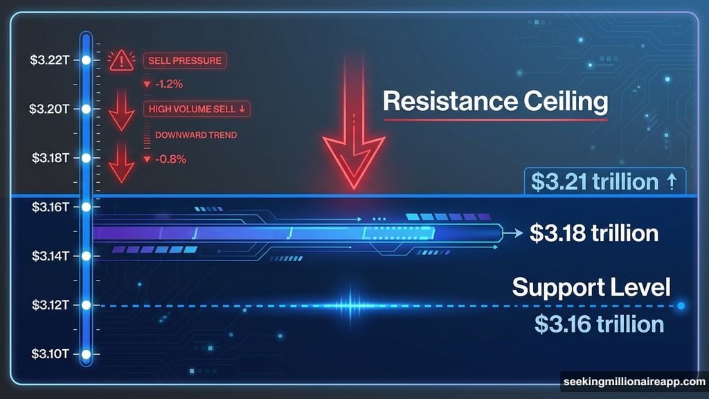 Total crypto market cap dropped below key resistance level