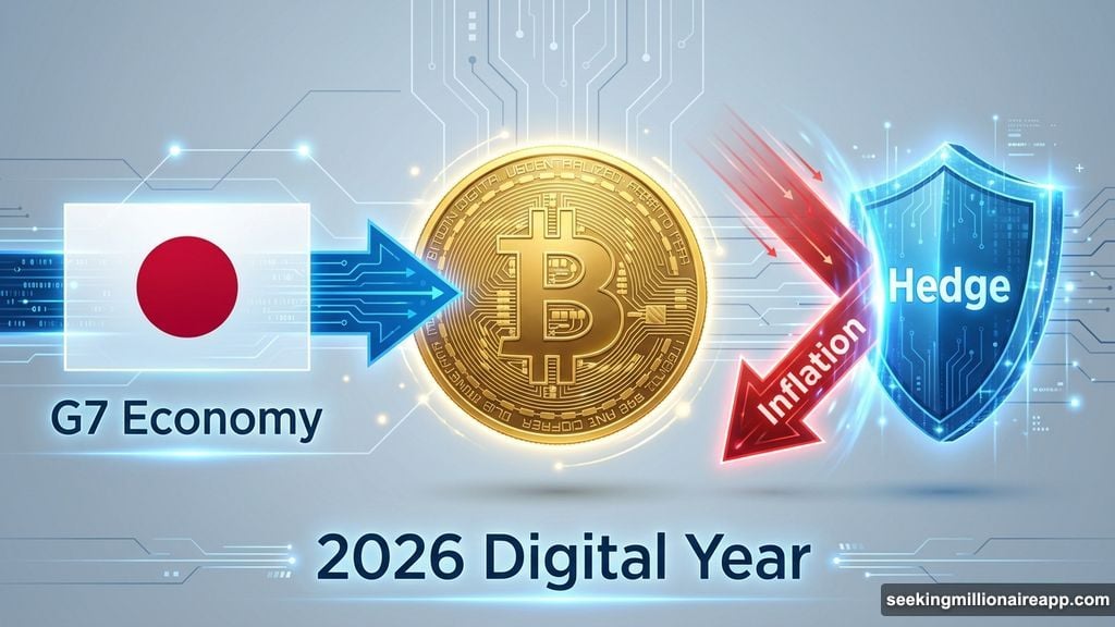 Japan's finance minister endorsed cryptocurrency as inflation hedge