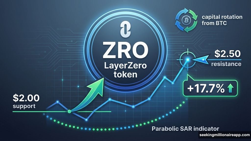 LayerZero surged 17% leading altcoin gains with bullish indicators