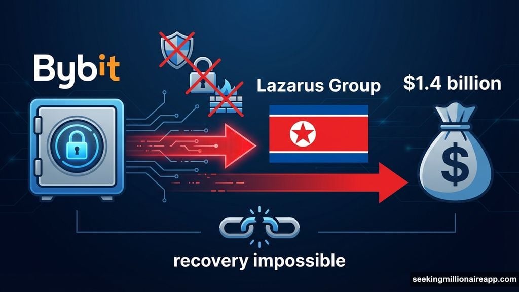 North Korea's Lazarus Group drained over 1.4 billion from Bybit exchange