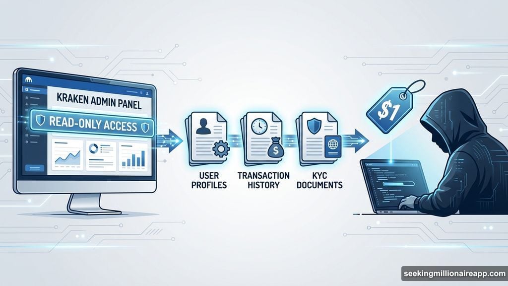 Dark web listing claims one dollar Kraken admin access
