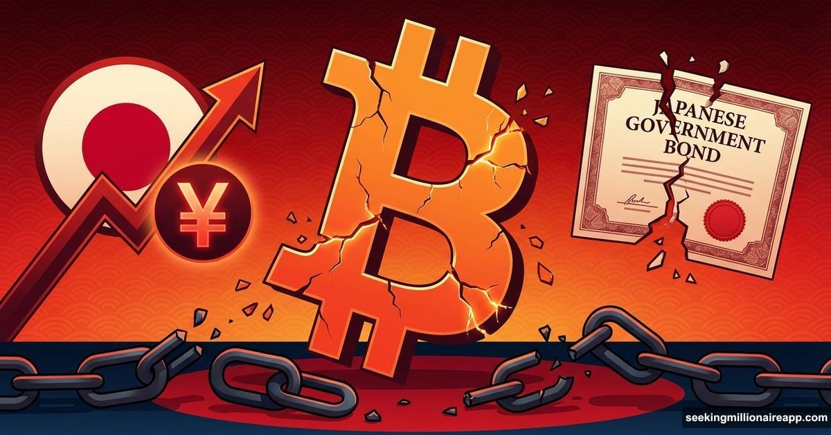 Bitcoin cracking under pressure from rising Japanese bond yields and yen