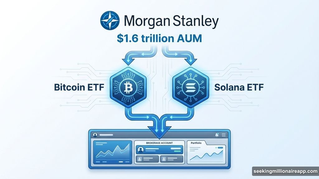 Morgan Stanley files S-1 registration for Bitcoin and Solana ETFs