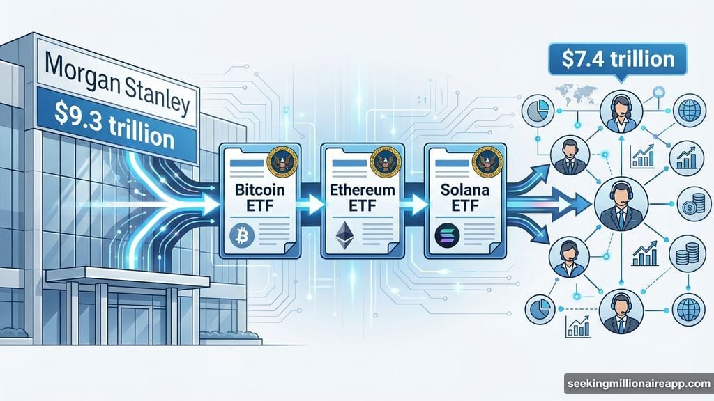 Morgan Stanley offers Bitcoin ETF access to advisors managing client assets