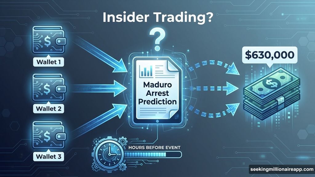 Three wallets profited over $630,000 betting on Maduro's arrest