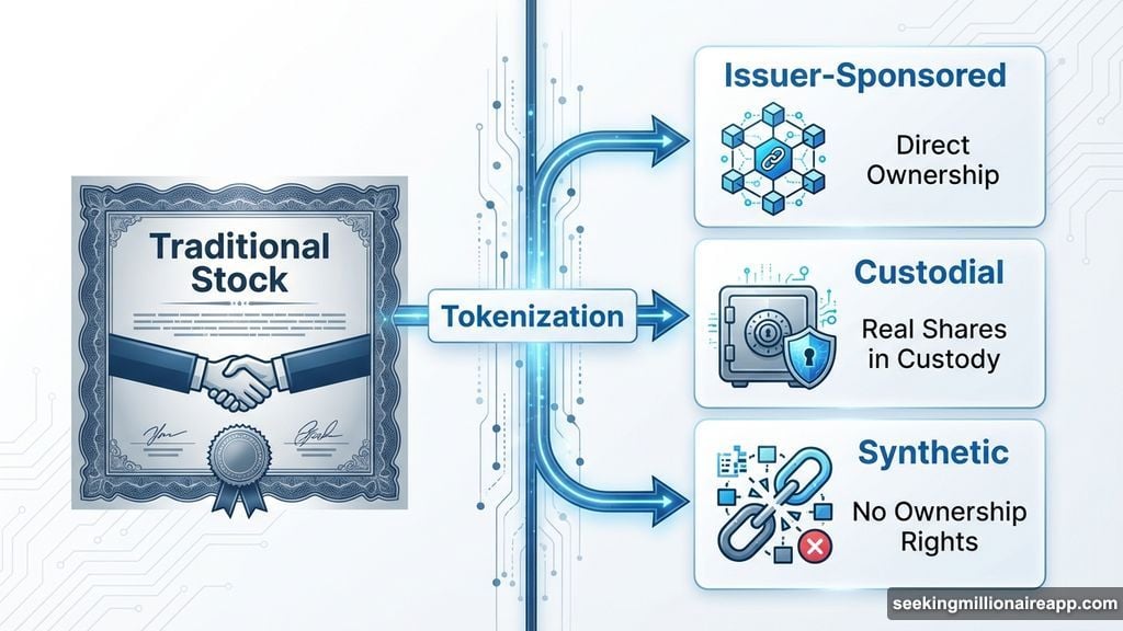 SEC defines three models for tokenized securities and stock tokens