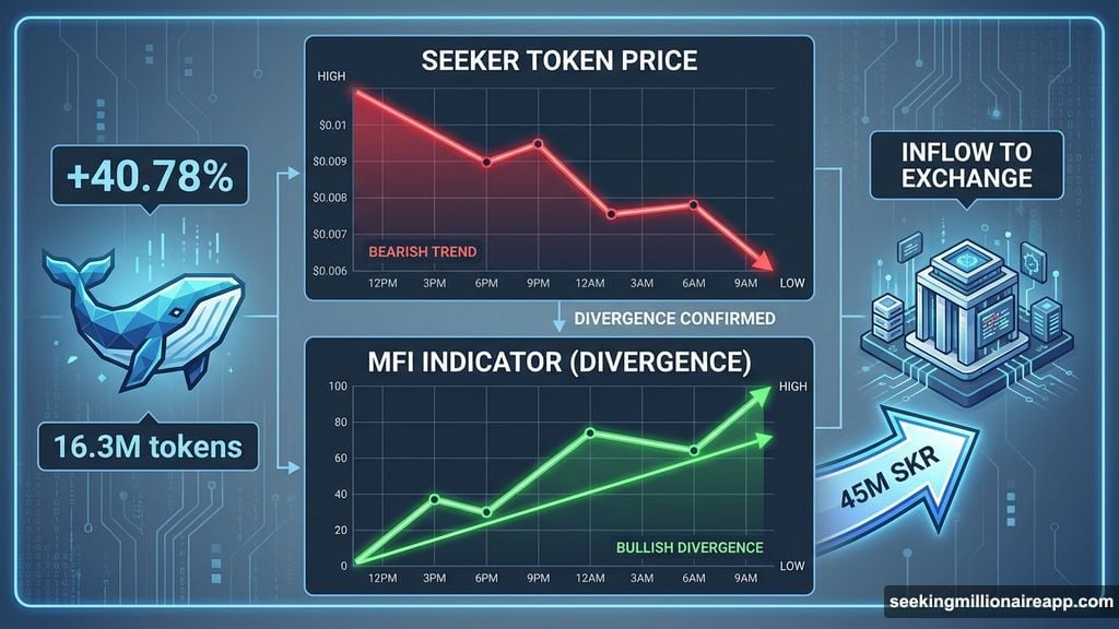 Whales accumulated during price drop while MFI showed buying pressure