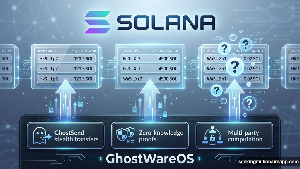 GhostWareOS privacy layer offers anonymous payments on transparent Solana blockchain
