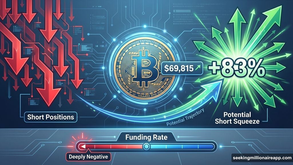 Bitcoin short squeeze potential as negative funding rates reach extremes