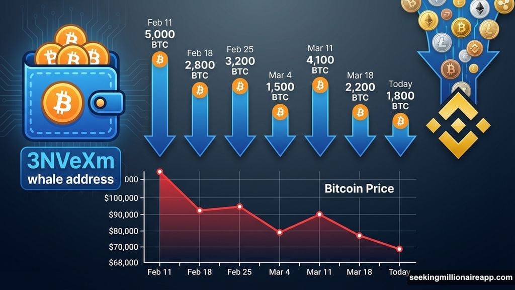 One wallet moved thousands of Bitcoin to exchanges this month