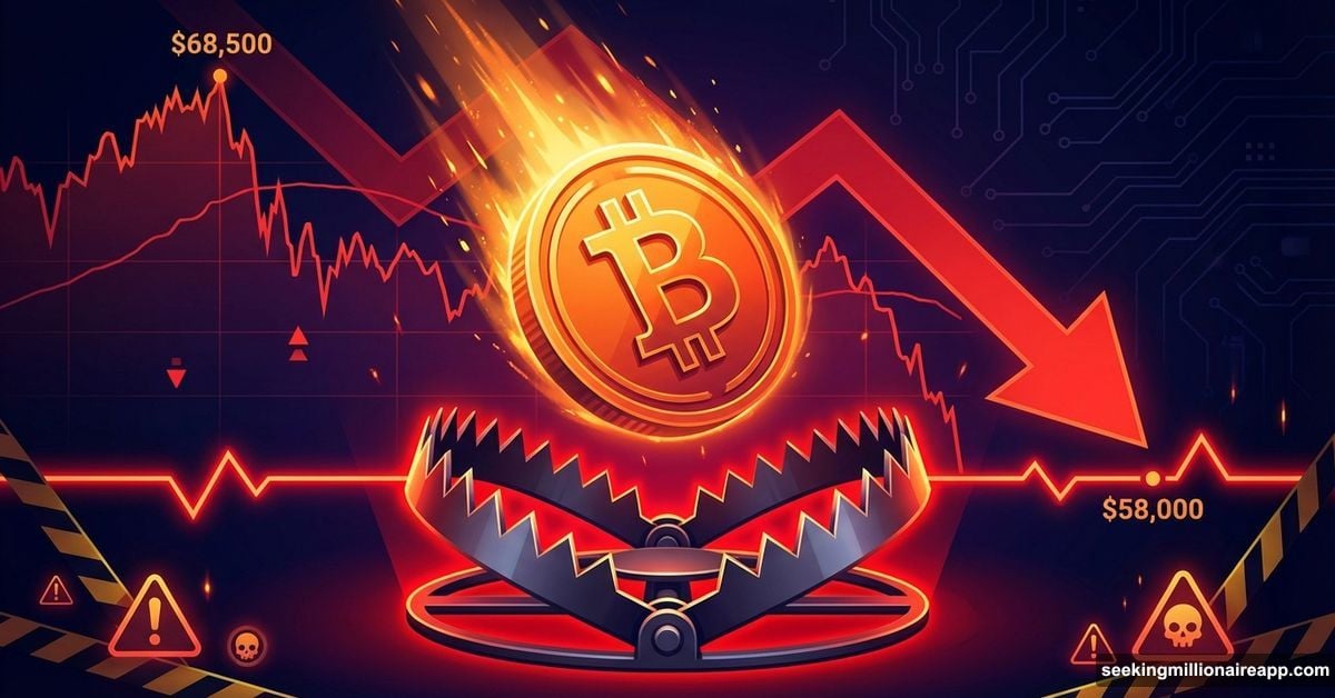 Bitcoin falling into bear trap above $58,000 price level warning