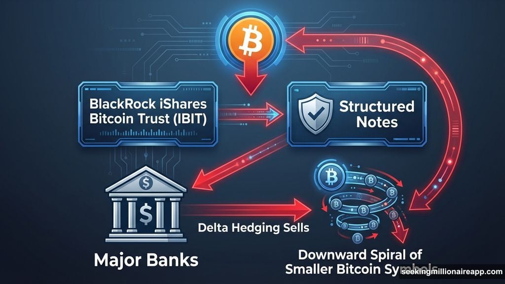 Structured notes tied to BlackRock's IBIT trigger delta hedging cascade