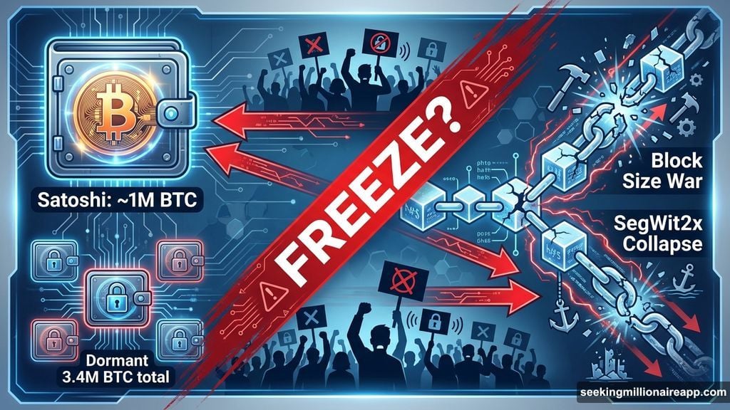 Freezing dormant wallets triggers Bitcoin community consensus conflict