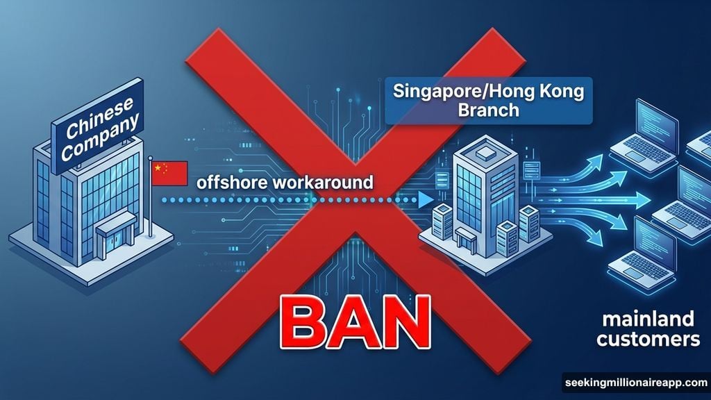 Chinese firms offshore crypto workaround closed by new regulations