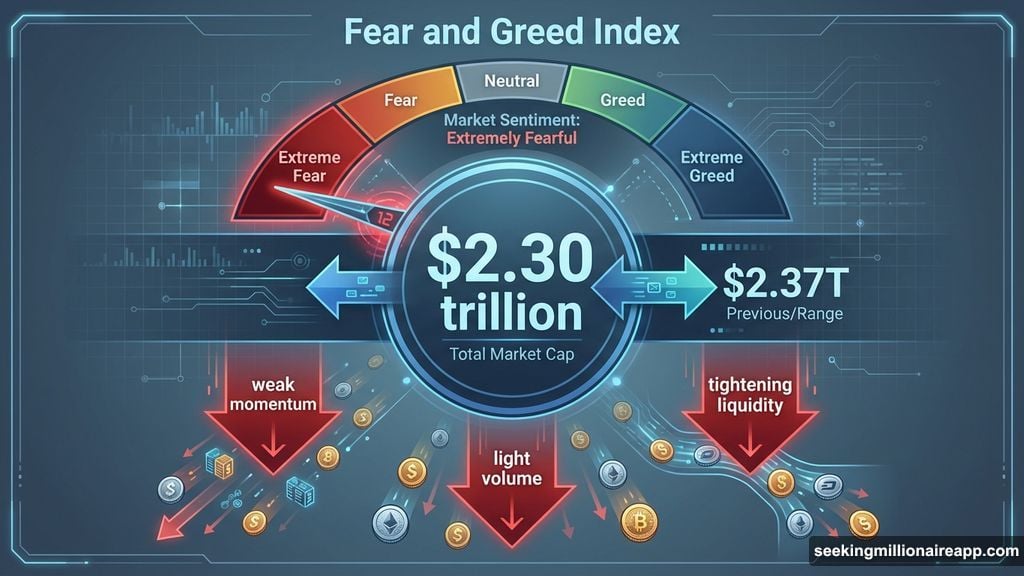 Fear and Greed Index hit extreme fear territory across crypto