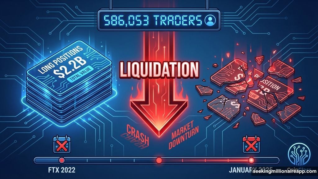 Over 586,053 traders liquidated with $2.65 billion wiped out