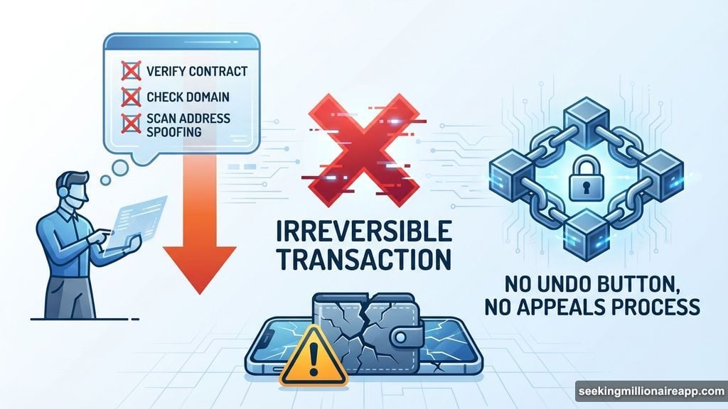 Human error meets blockchain's permanent deterministic execution with no undo