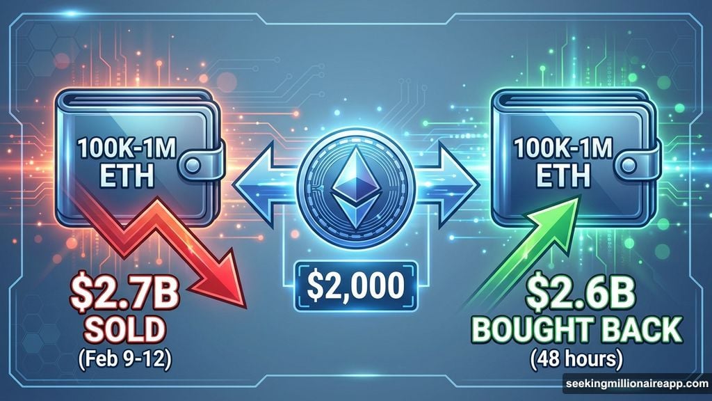 Whale wallets flip-flopping between massive sells and equally massive buys