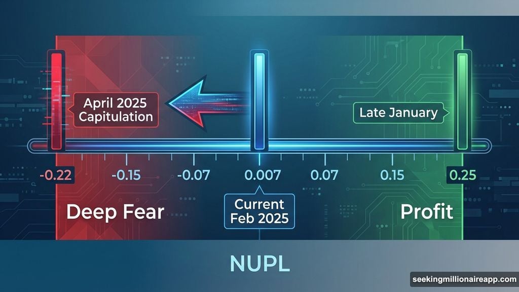 Net Unrealized Profit Loss remains neutral not at capitulation levels