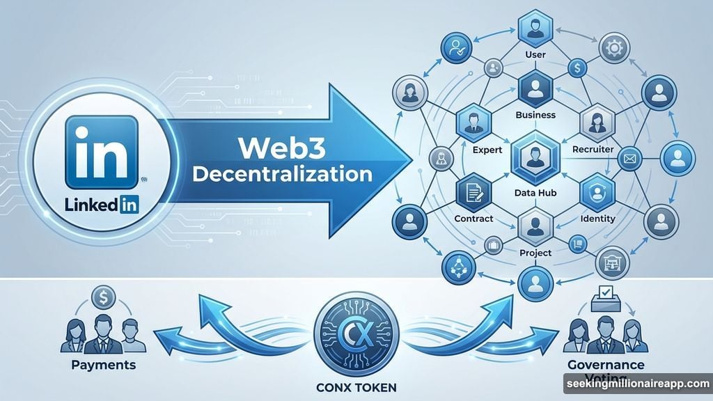 Connex built Web3 professional network blockchain like decentralized LinkedIn