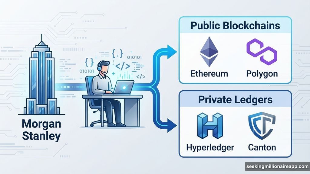 Morgan Stanley hiring blockchain engineers for DeFi infrastructure development