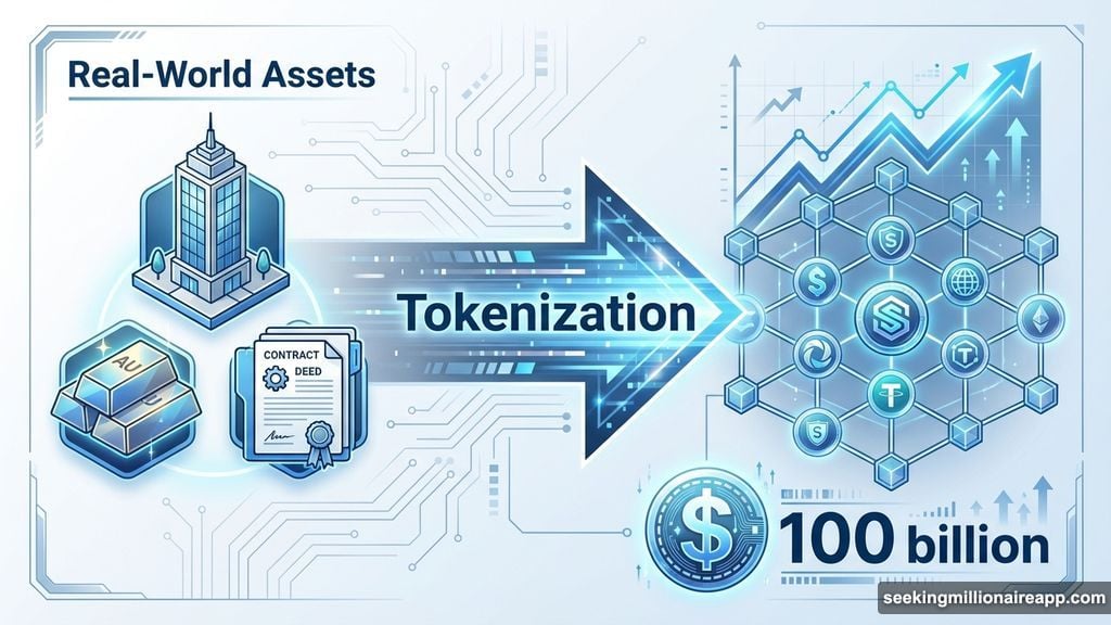Real-world asset tokenization controls over one hundred billion dollars