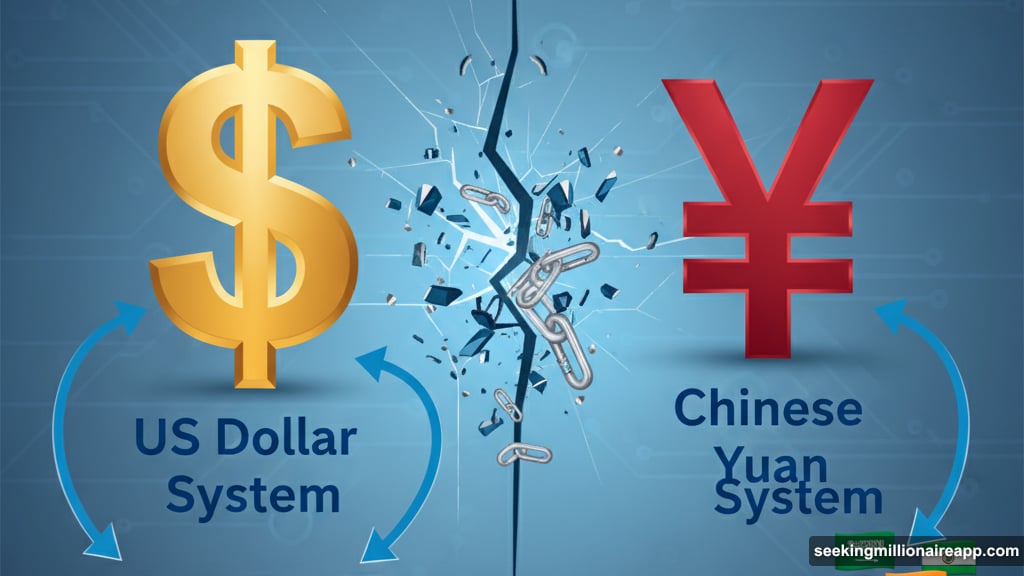 Financial system fragmenting between US and China power clash